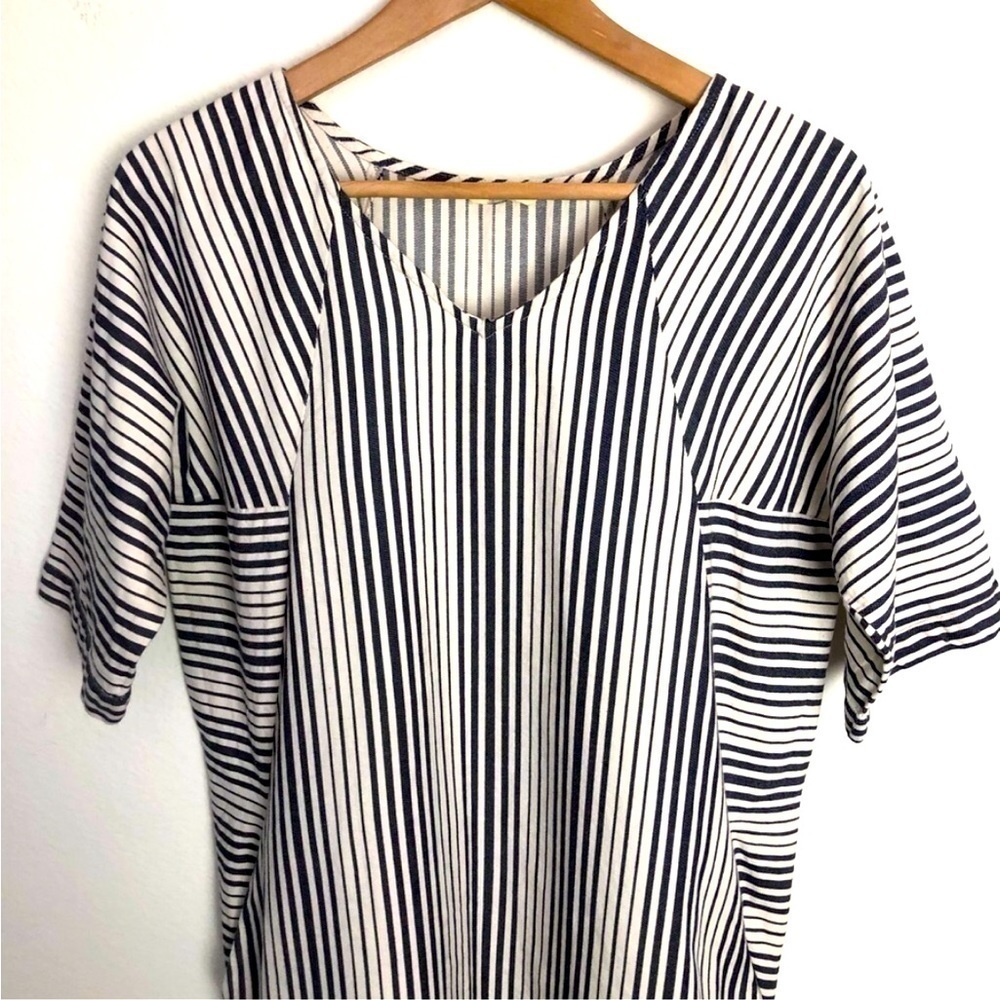 AND Mixed Stripe Cotton Shift Dress - Picture 3 of 12
